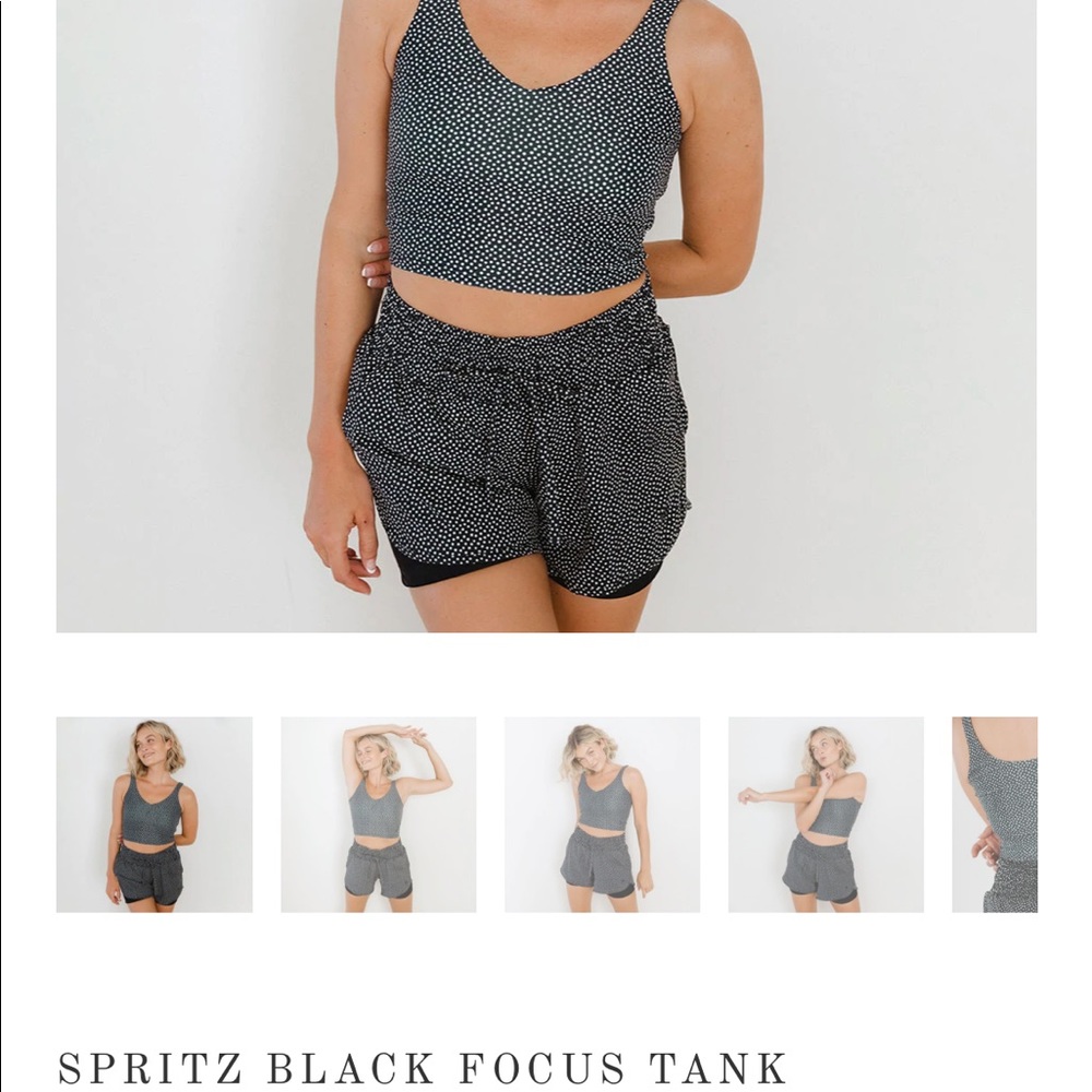 Albion Fit Spritz Black Focus Tank